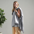 Load image into Gallery viewer, Tranquil Bug-Repellent Blanket – Oversized Insect Shield® Outdoor Throw Made with 100% Khadi Cotton