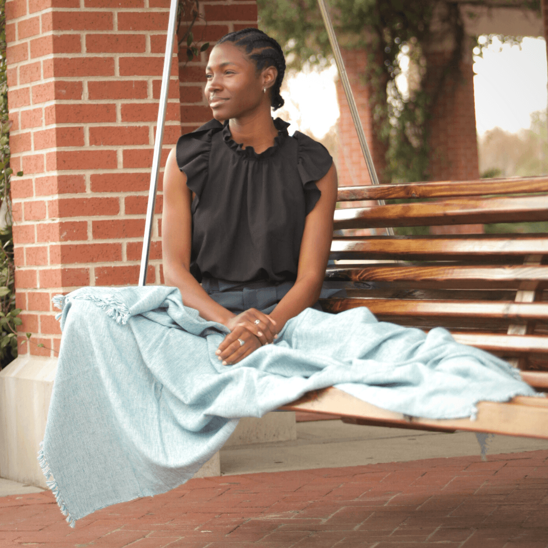 Artisan Made Bug Repellent Outdoor Throw with Odorless Insect Shield® - Pang Wangle